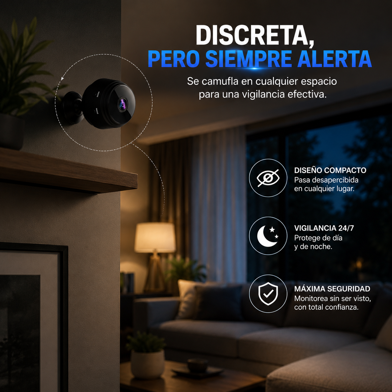 Camara Mini Espia: Vigilancia en la palma de tu mano