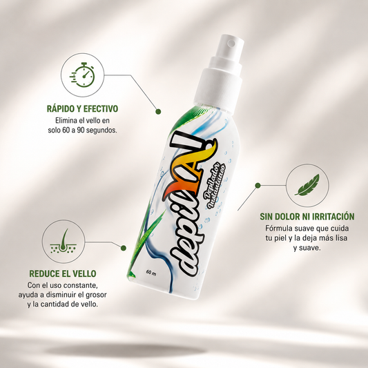 Depilya: Spray Depilador En 1 Minuto