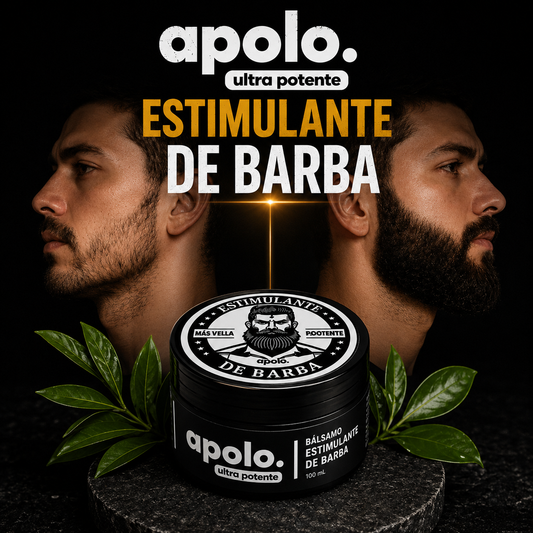 Estimulante De Barba Apolo: Barba poblada desde la raíz