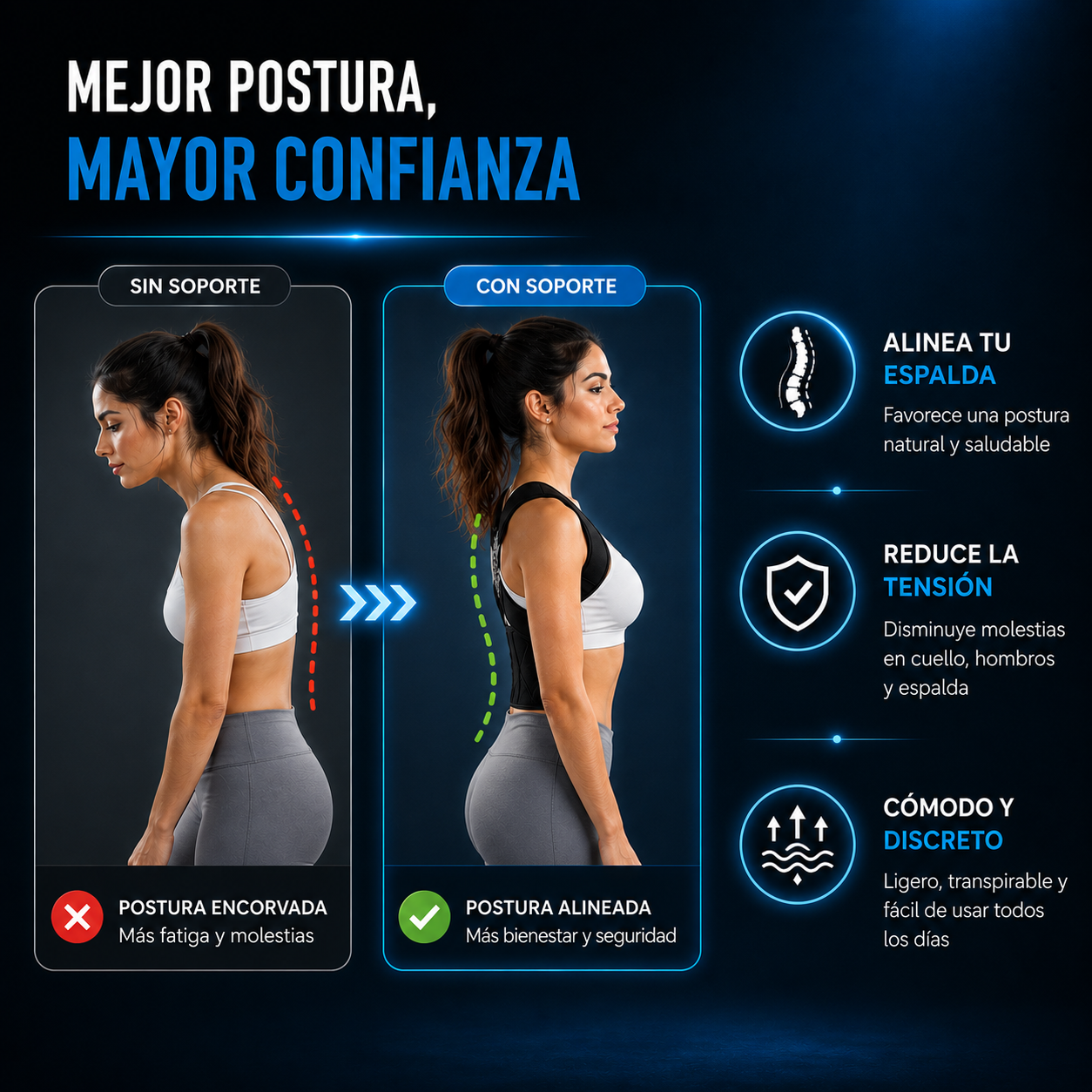 Corrector de Postura Ortopedico