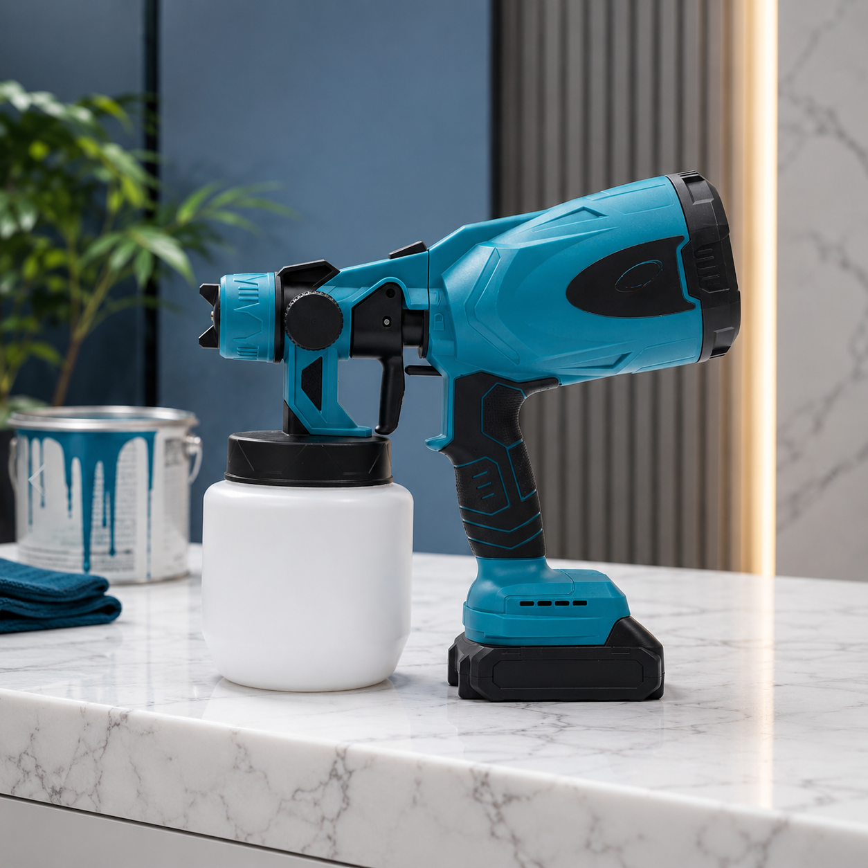 Pistola de Pintura Inalámbrica: Ideal para casa y trabajo