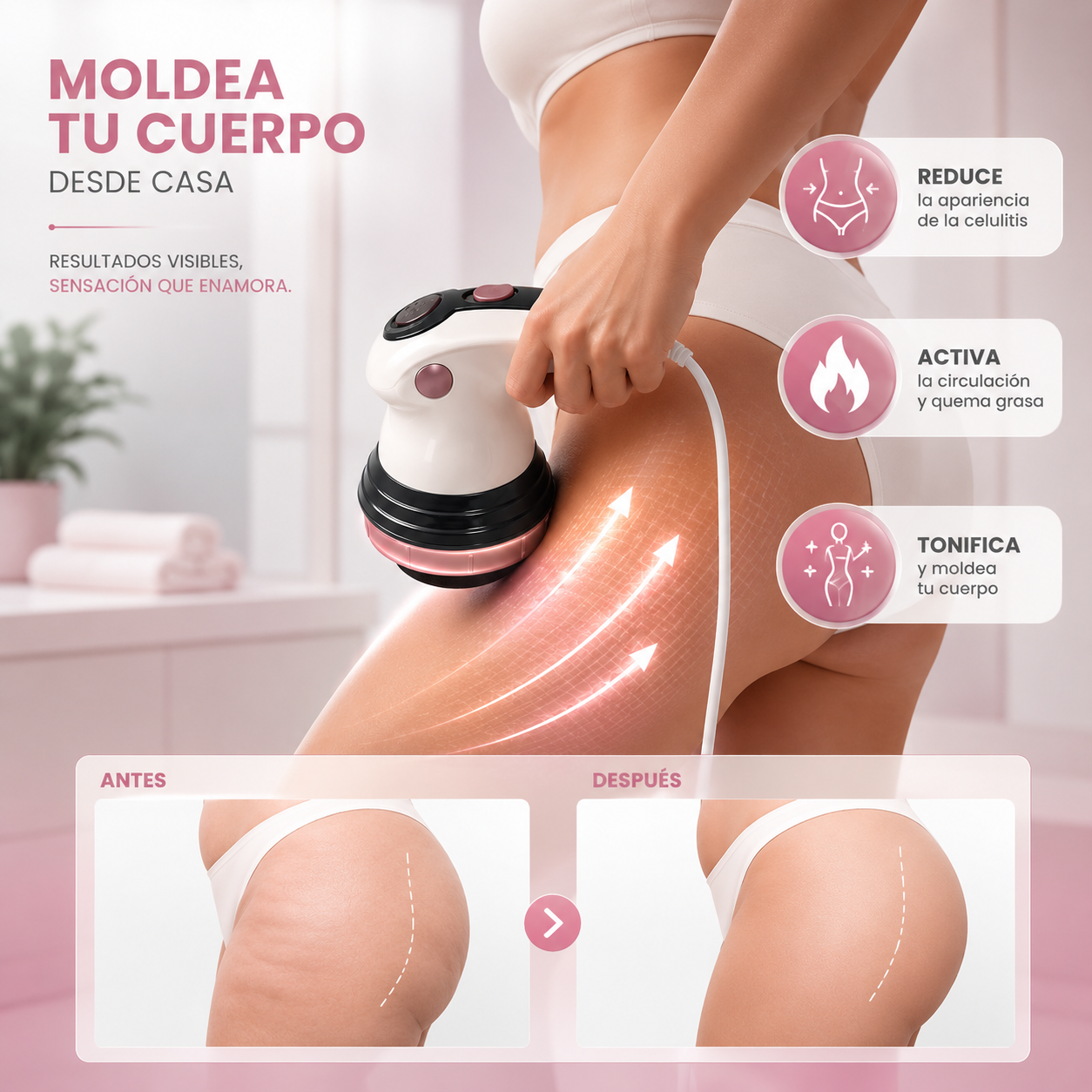 Masajeador Anticelulitis: Moldea tu cuerpo desde casa