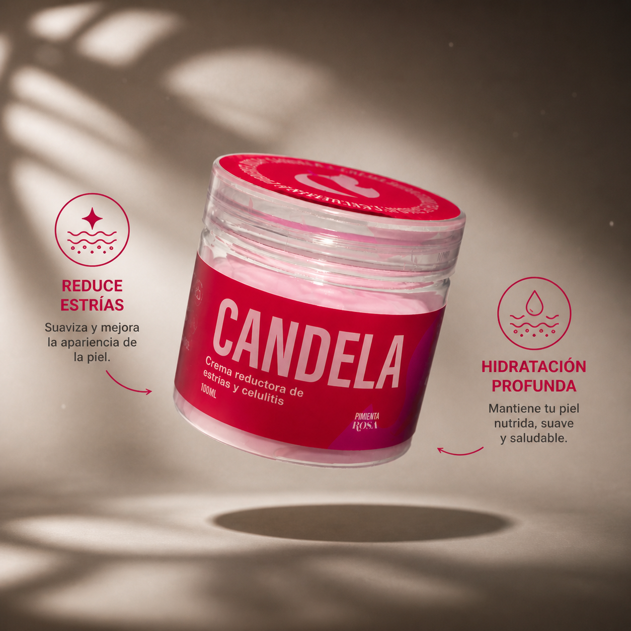 Crema Reductora Para Estrías: Piel firme e hidratada