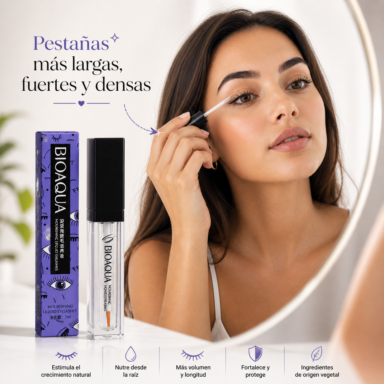 Serum Alargador De Pestanas Bioaqua: Pestañas más Largas y Densas